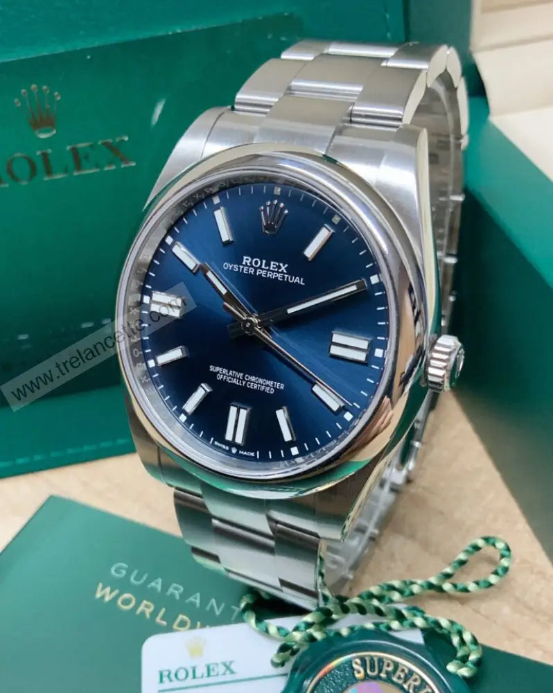Repliche Rolex Perpetual 36mm nero - Trelancette