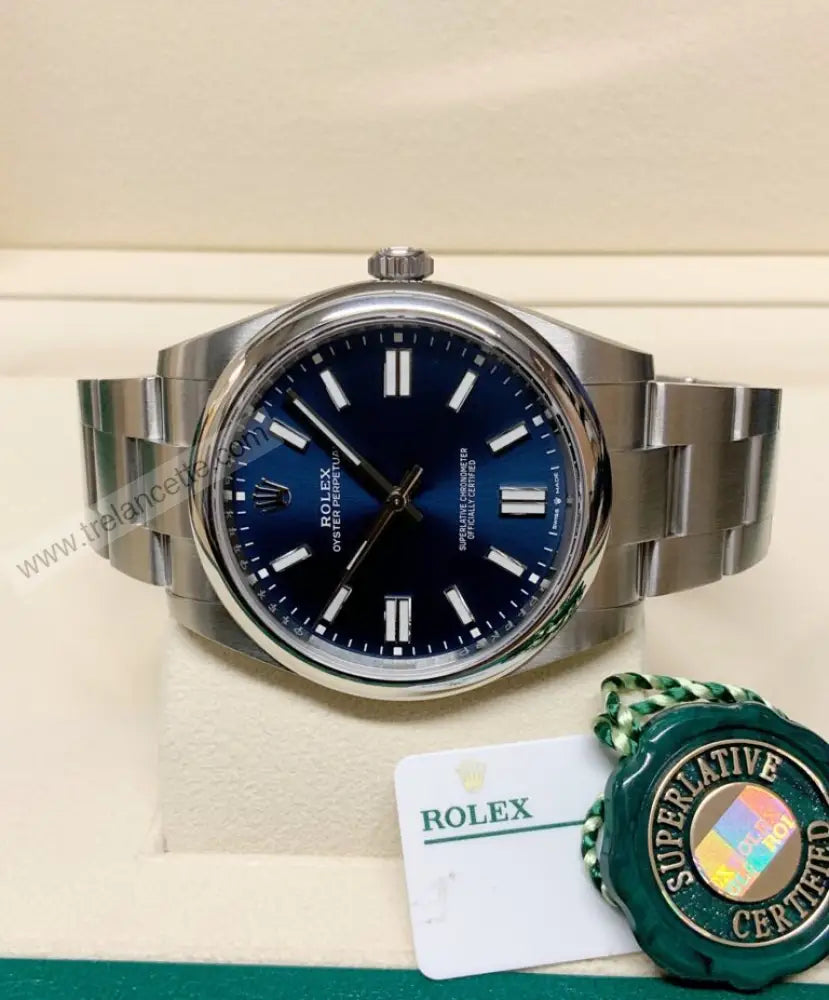 Repliche Rolex Perpetual 36mm nero - Trelancette