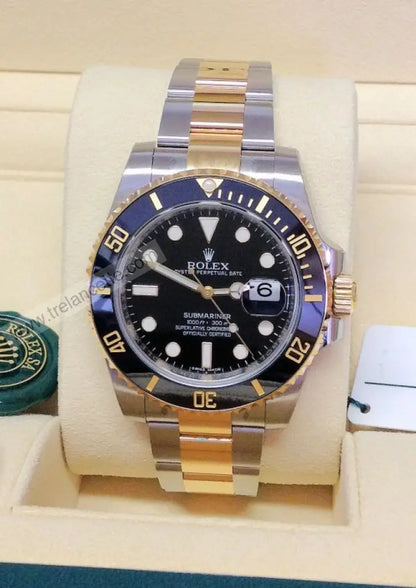 Repliche Rolex Submariner acciaio oro nero - Trelancette