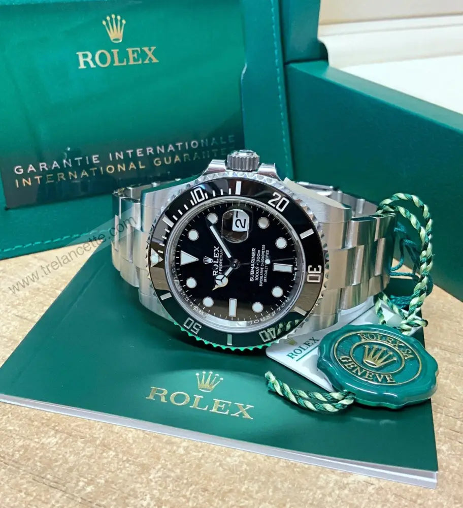 Repliche Rolex Submariner nero data 41mm - Trelancette