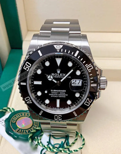 Repliche Rolex Submariner nero data 41mm - Trelancette