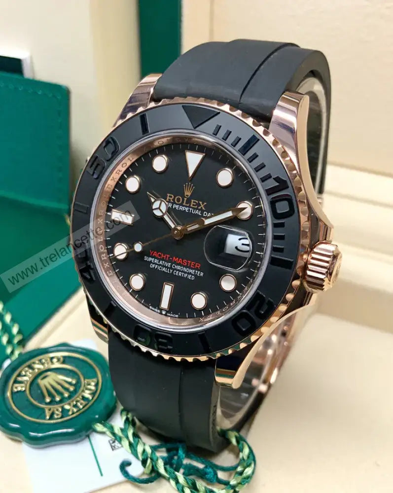 Repliche Rolex Yatch Master gomma oro rosa - Trelancette