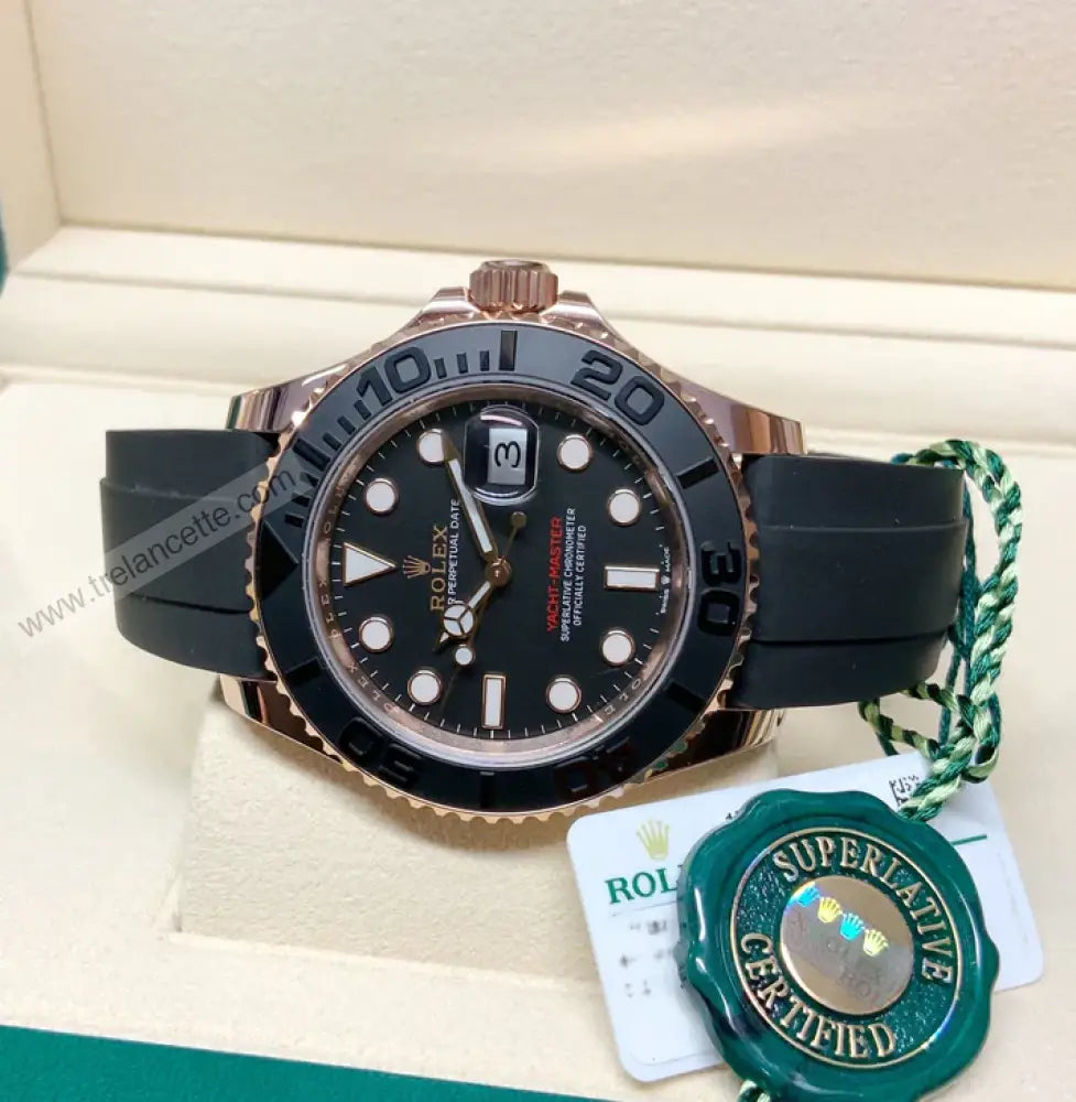 Repliche Rolex Yatch Master gomma oro rosa - Trelancette